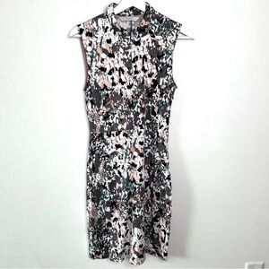 Numph Dress Marble Print Size M